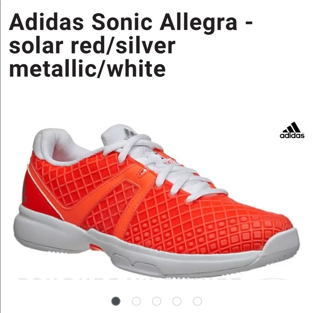 Adidas Sonic Allegra - solar red/silver metallic/white